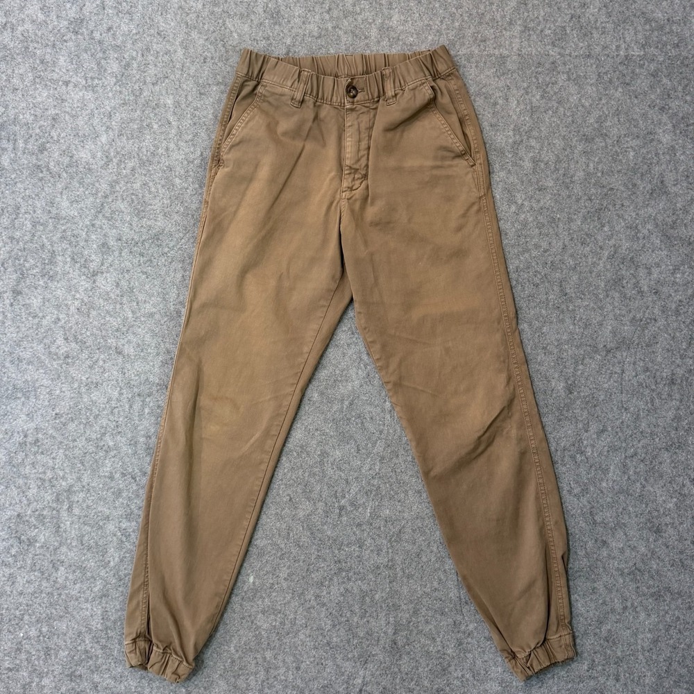 Bearbottom Brown Relaxed Fit Stretch Jogger Chino Pants Men's Size Small x28